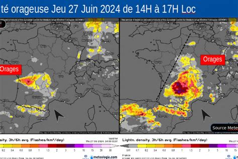 Week-end orageux extrême : la France plonge dans des tempêtes violentes après le retour de la canicule